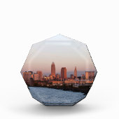 Cleveland Skyline Scene Fotoblock (Vorderseite)
