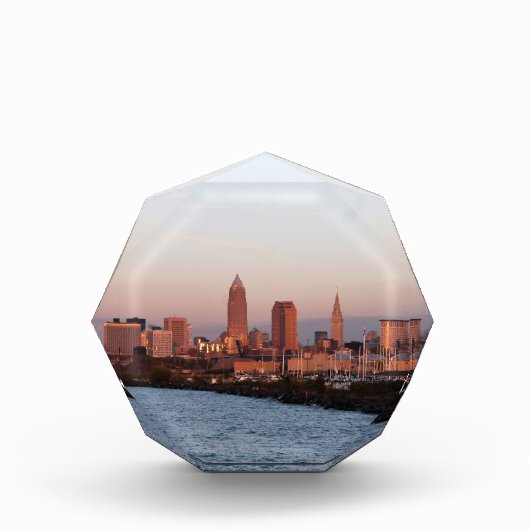 Cleveland Skyline Scene Fotoblock (Vorderseite)