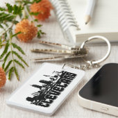 Cleveland-Skyline Schlüsselanhänger (Vorderseite rechts)