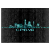 Cleveland Skyline Schneidebrett (Vorderseite)