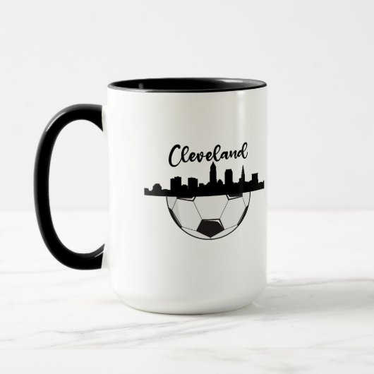 Cleveland Skyline Soccer Tasse (Links)