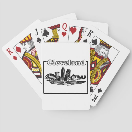 Cleveland Spielkarten (Rückseite)