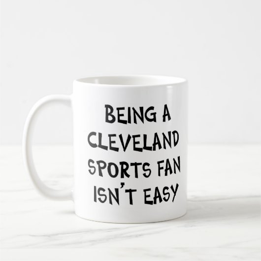 cleveland sports fan, being kaffeetasse (Links)