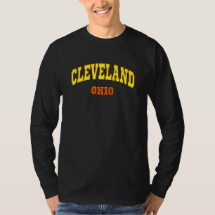 Cleveland Staat von Ohio Sporty Aesthetic Clevelan T-Shirt