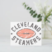 Cleveland Steamers Fantasy Football Postkarte (Stehend Vorderseite)