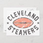 Cleveland Steamers Fantasy Football Postkarte (Vorne/Hinten)