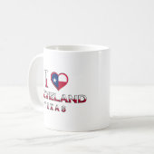 Cleveland, Texas Kaffeetasse (Vorderseite Links)