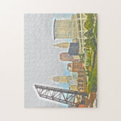 Cleveland True Colors Skyline Puzzle (Vertikal)