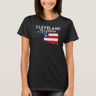 Cleveland USA Staat America Travel Oklahoman Premi T-Shirt
