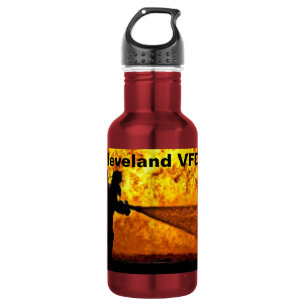 Cleveland VFD Feuerwehrwasserflasche Edelstahlflasche