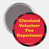 Cleveland Volunteer Fire Department Magnet (Vorderseite/Rückseite)