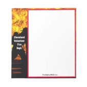 Cleveland Volunteer Fire Dept Notizblock (Vorderseite)