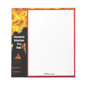 Cleveland Volunteer Fire Dept Notizblock (Vorderseite)