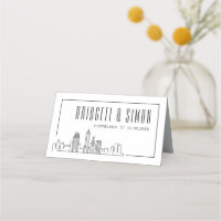 Cleveland Wedding | Platzieren Sie die Tabellennam