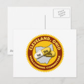 Cleveland Welcome Postkarte (Vorne/Hinten)