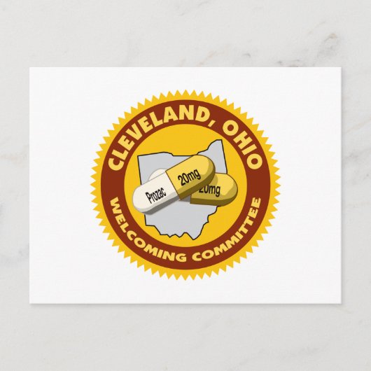 Cleveland Welcome Postkarte (Vorderseite)