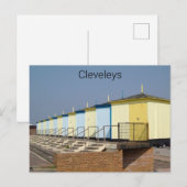 Cleveleys Beach Huts 2005 Postkarte (Vorne/Hinten)