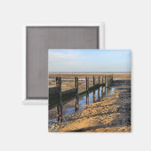 Cleveleys Beach Magnet (Vorderseite/Rückseite)