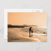 Cleveleys Postkarte (Vorne/Hinten)