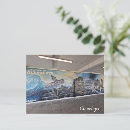 Cleveleys Postkarte (Stehend Vorderseite)