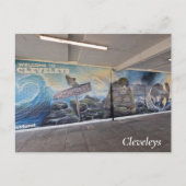 Cleveleys Postkarte (Vorderseite)