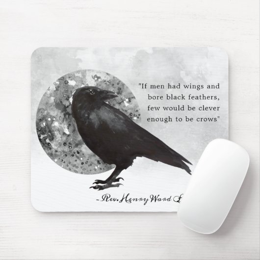 Clever als Crows Mousepad (Mit Mouse)
