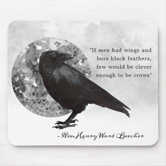 Clever als Crows Mousepad (Vorne)