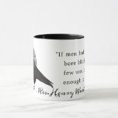 Clever als Crows-Tasse Tasse (Zentrum)