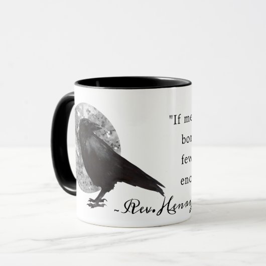 Clever als Crows-Tasse Tasse (Vorderseite Links)
