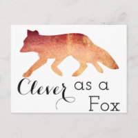Clever als Fox-Typografie