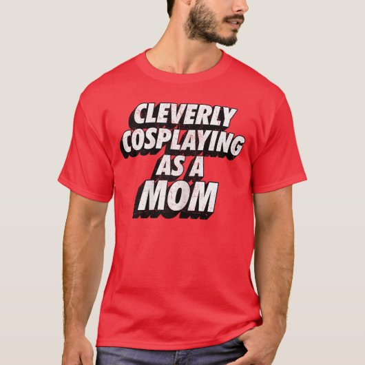 Clever als Mutter verkleidet ComicCon Momee retro T-Shirt (Vorderseite)