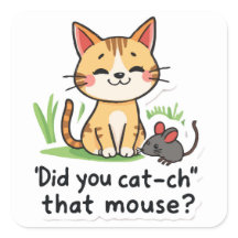 Clever Cat Catching Mouse - Funny und Niedlich