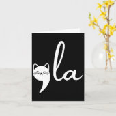 Clever Cat Lady Karte (Gelbe Blume)