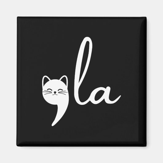 Clever Cat Lady Magnet (Vorne)