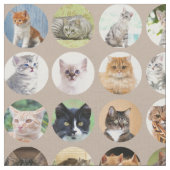 Clever Cats Fabric Stoff (Nahaufnahme)