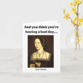 Clever Creations Blue Uni-adults Modern Round Coll Karte (Gelbe Blume)