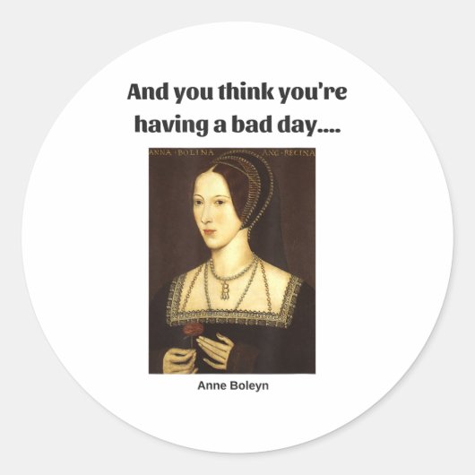 Clever Creations Blue Uni-adults Modern Round Coll Runder Aufkleber (Vorderseite)