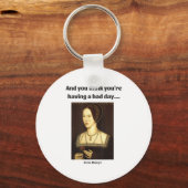 Clever Creations Blue Uni-adults Modern Round Coll Schlüsselanhänger (Vorderseite)