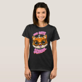 Clever Cute Kitten With Glasses For 100 Days Of Sc T-Shirt (Vorne ganz)