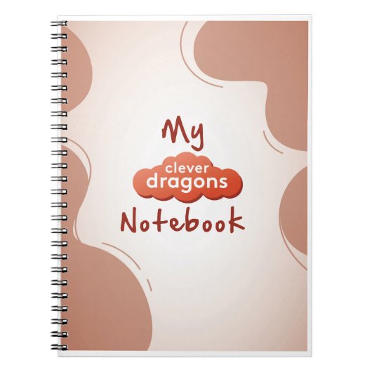 Clever Dragons Notebook Notizblock (Vorderseite)