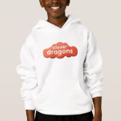 Clever Dragons Sweatshirt mit Personalisierung (Vorderseite)