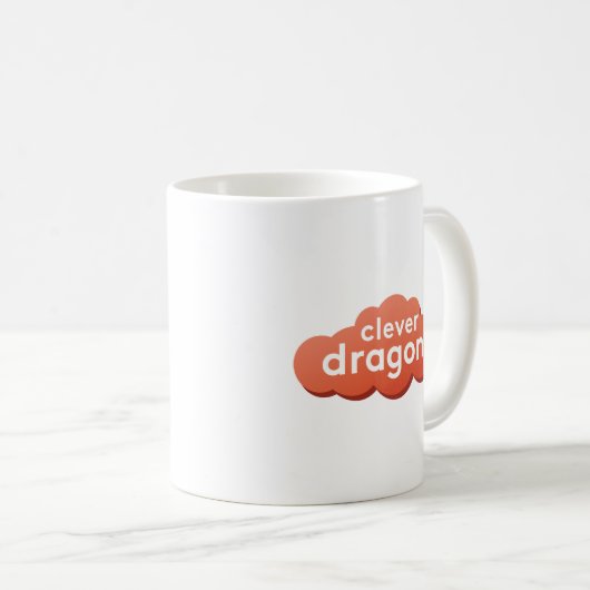 Clever Dragons Tasse (VorderseiteRechts)