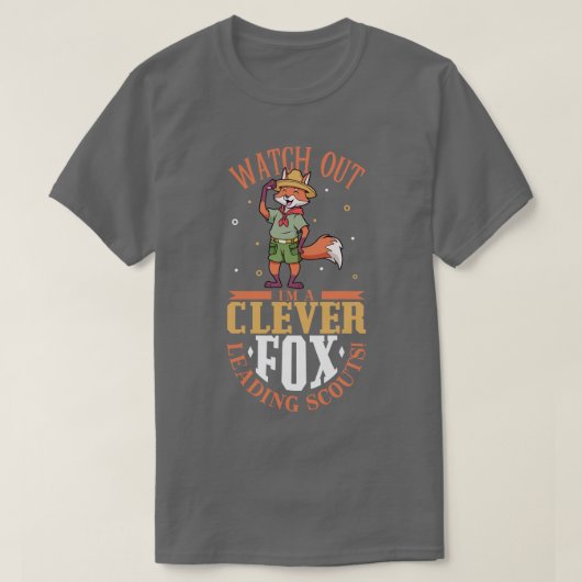 Clever Fox Lead Scouts Cub Master T-Shirt (Design vorne)