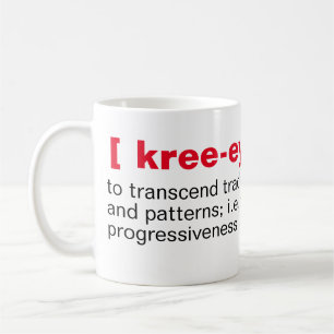Clever [ kree-ey-tiv-i-tee] Kaffee-Tasse Kaffeetasse