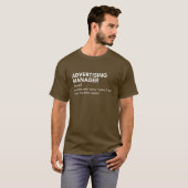 Clever Marketing Manager T-Shirt (Vorne ganz)
