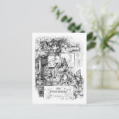 Clever Mr. Fox Postcard Postkarte (Stehend Vorderseite)