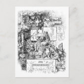 Clever Mr. Fox Postcard Postkarte (Vorderseite)