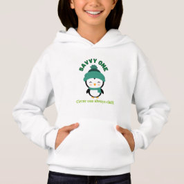 Clever One Always Chill Penguin Hoodie | Cool Kids