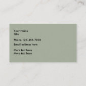 Clever Pet Sitter Design Visitenkarte (Rückseite)