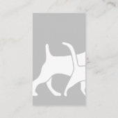 Clever Pet Sitter Doppelseitige Visitenkartengesta Visitenkarte (Rückseite)
